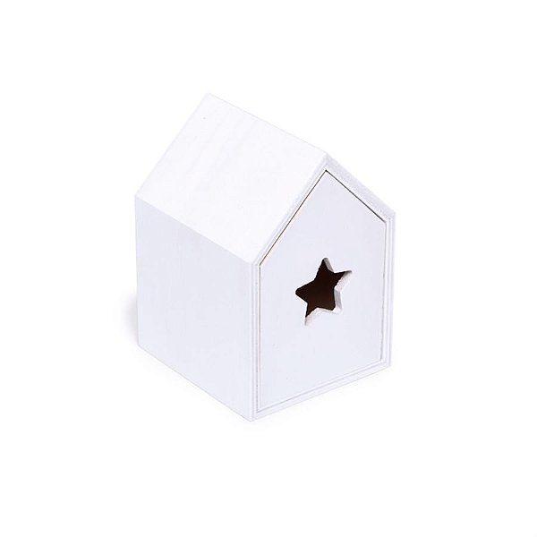 Mini Gaveta Estrela Branco 7,5X7,8X10,8
