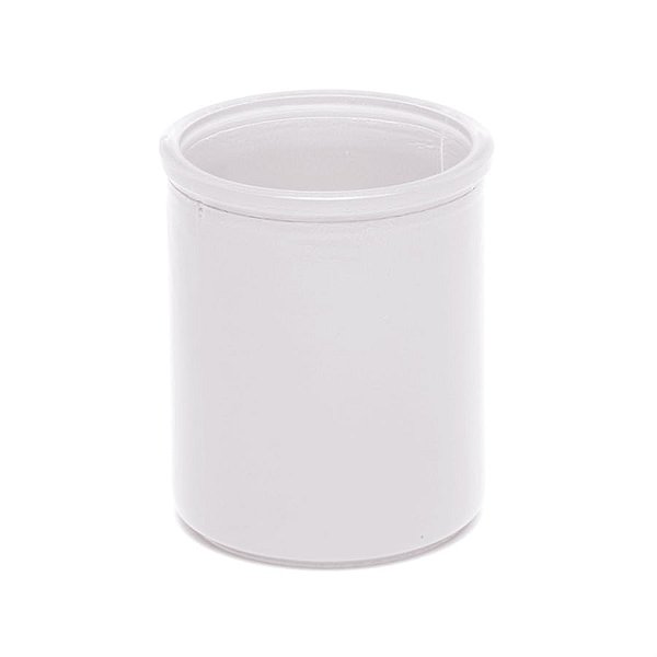 Vaso Decorativo Cilindro Pequeno Branco 8,5X8,5X10