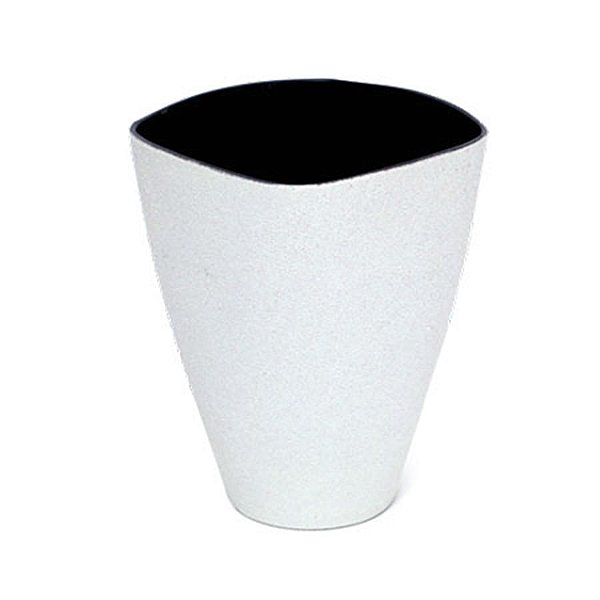 Vaso Decorativo Grande Branco 13X7,5X16,5