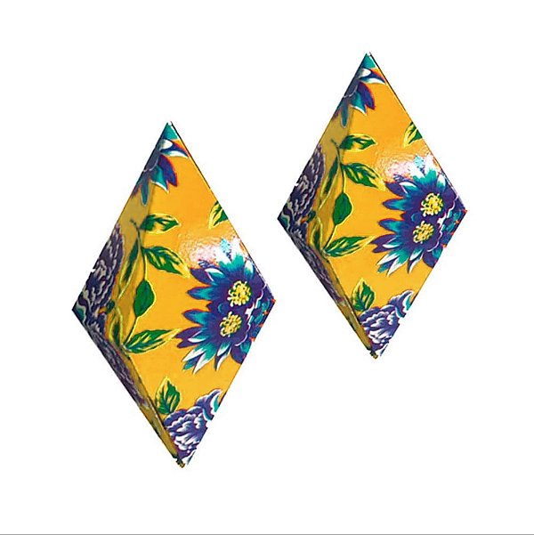 Balão Pequeno de Papel para Festa Junina 16cm - Arraiá Amarelo