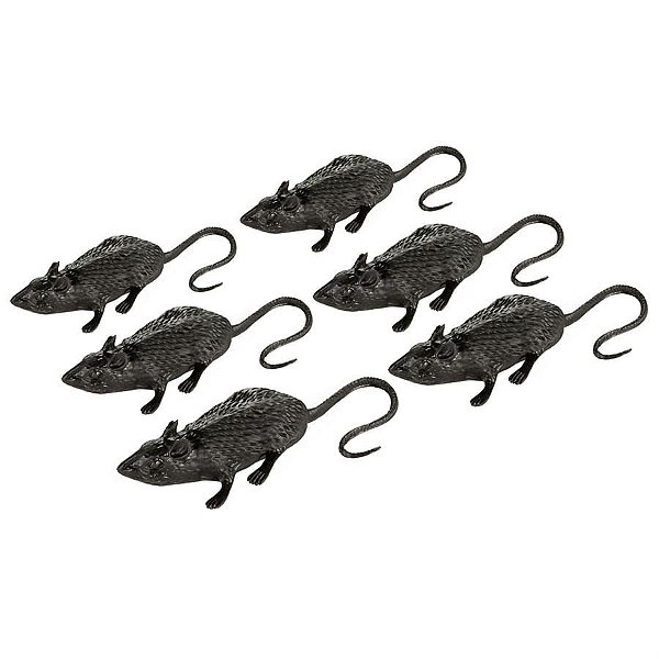 Ratinho C/ 6 Un - Tam. Aprox. 6Cm - 6 Un