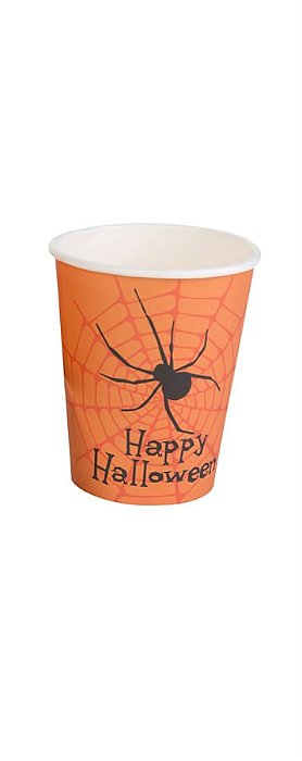 Copo Aranha Halloween - 10 Un