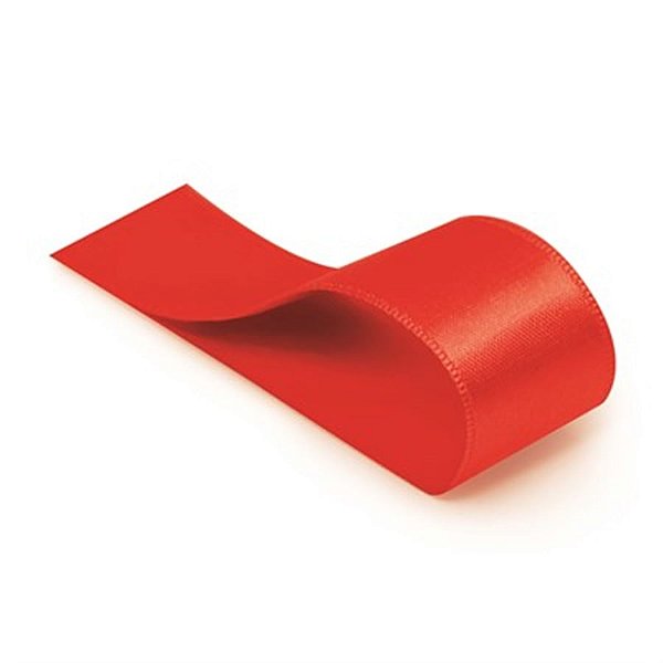 Fita Cetim Liso Vermelho 15mmx10m
