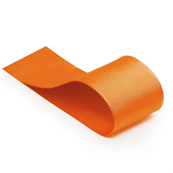 Fita Gorgurão Liso Laranja 9,5mmx10m