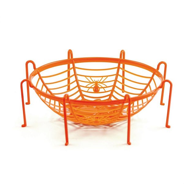 Cesta Teia de Aranha Laranja