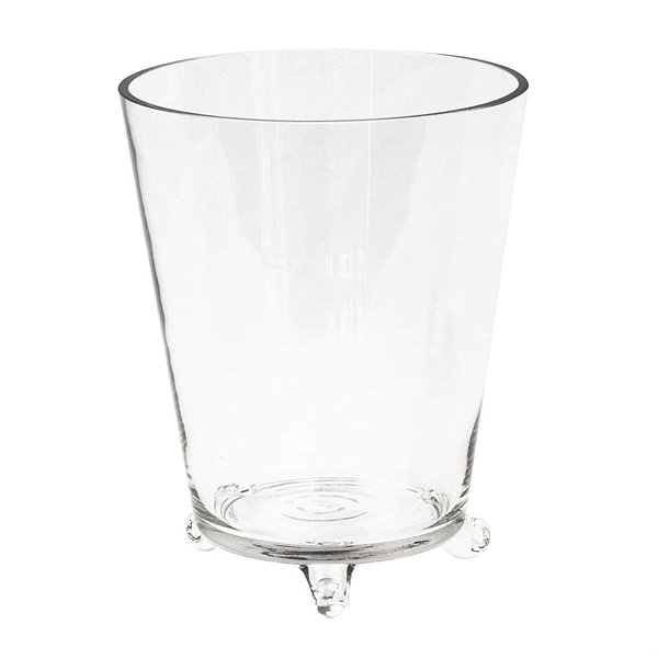 Vaso de Vidro Cônico G 16x16x20