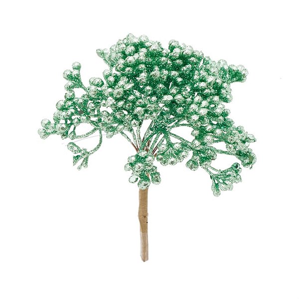 Pick Frutas Glitter Verde - 1 Un