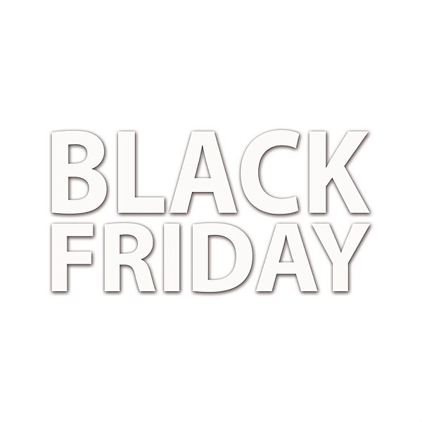 Lettering Transfer para Balão Black Friday P Branco