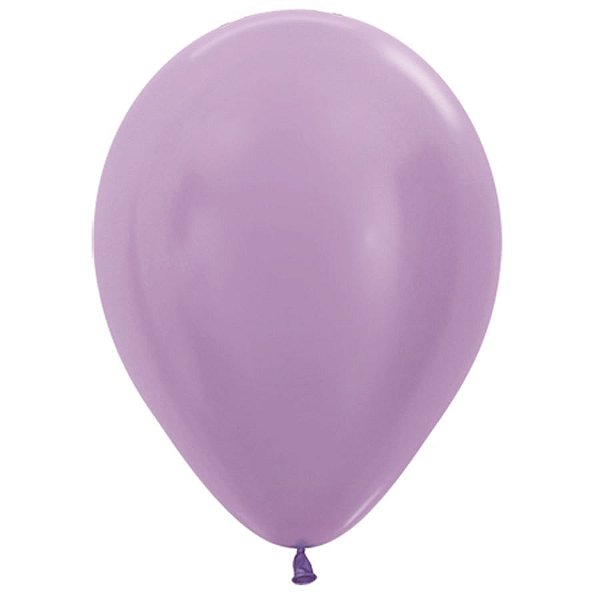 Balão Latex Satin Lilás 5" / 13cm - 50 Un