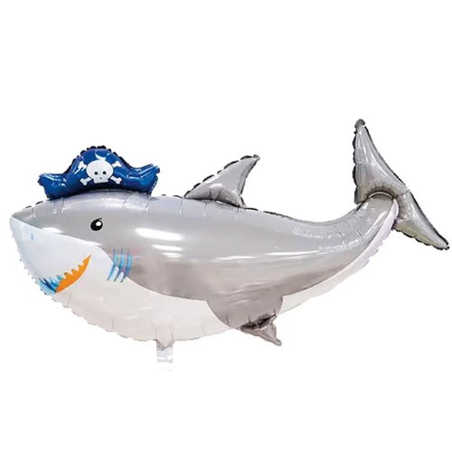 Balão Metalizado Tubarão 24"X38''