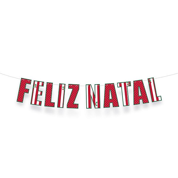 Faixa Feliz Natal Decor Noite Feliz com 1 Un
