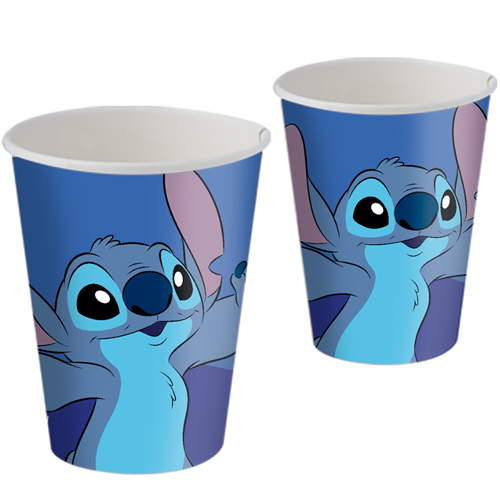 Copo de Papel 200ml Stitch New - 8 Un