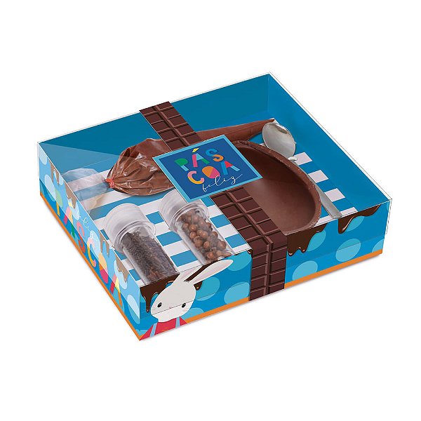 Caixa Kit Confeiteiro Brilho de Páscoa Azul 100G Kit com 1 Peças