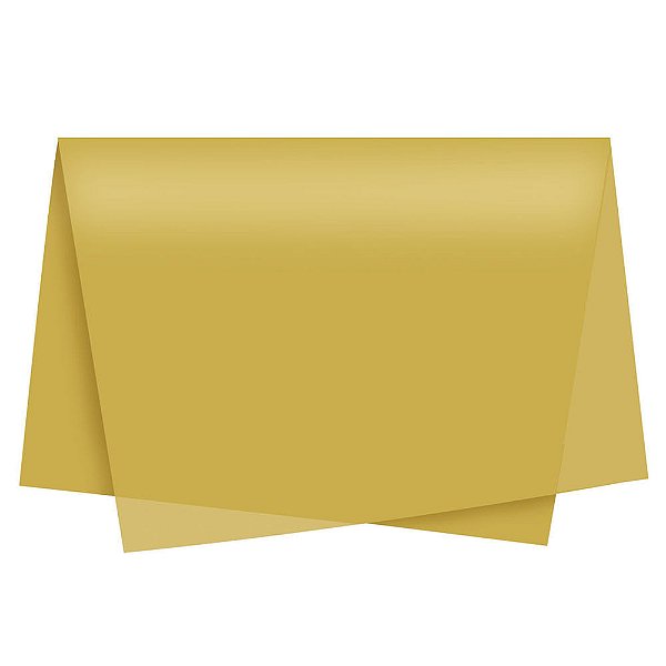 Papel Seda Ouro 49x69 - 50 Un