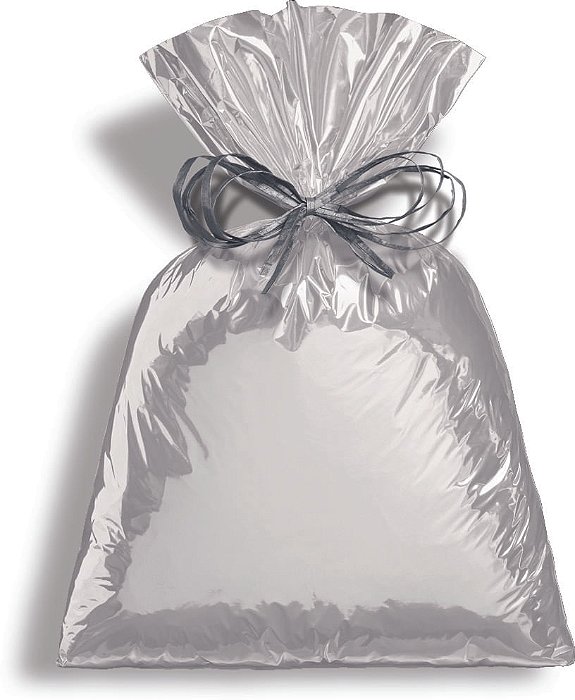 Saco Metalizado 15x29 Metalcor Prata - 50 Un