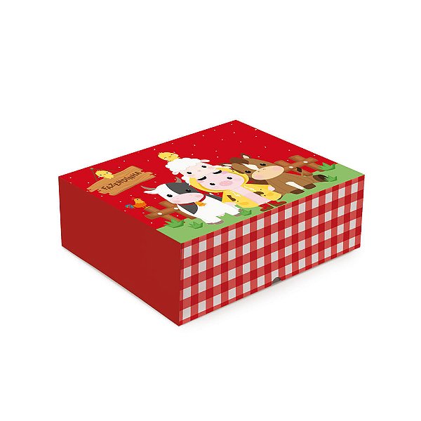 Cesta na Caixa Festa Fazendinha 2 - 33x23x10
