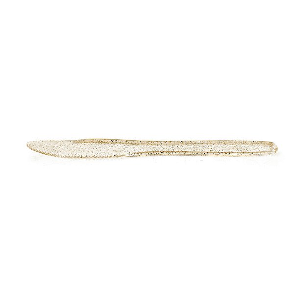 Faca de Plástico Descartável Glitter Ouro - 10 Un