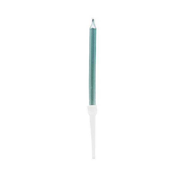 Velas Palito 12 cm Azul Claro - 5 Un