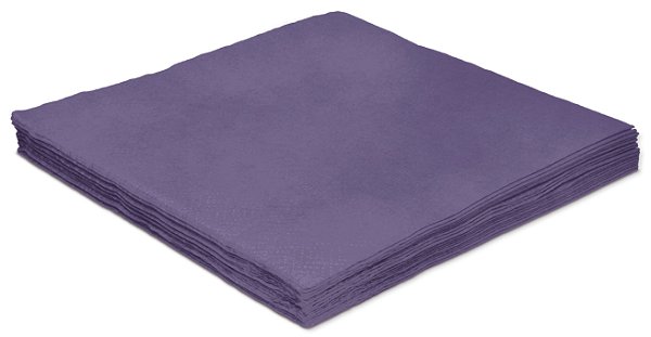 Guardanapos de Papel 24cmx24cm Liso Roxo - 20 Un