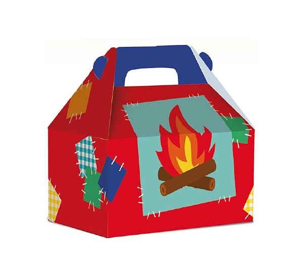Caixa Maleta Kids Arraiá M 12x8x12 - 10 Un