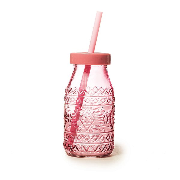 Garrafinha Etnica Rosa 260ml