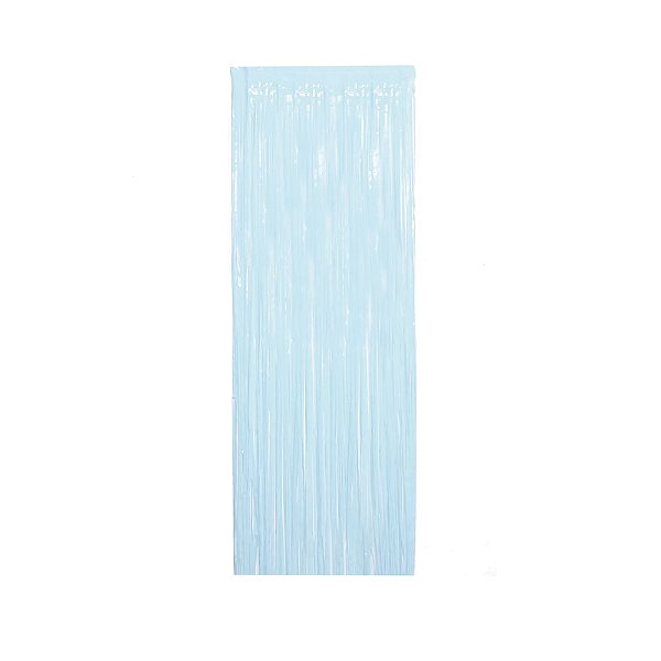 Cortina Decorativa Azul Pastel 2 M - 1 Un