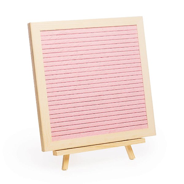 Quadro de Letras Rosa 25,5x2x30 - 1 Un