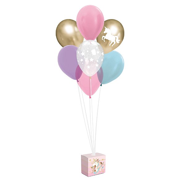 Kit Balões para Decoração de Painel Unicórnio