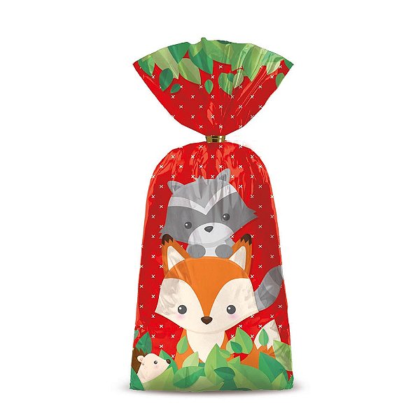Sacola Surpresa Bosque 15x29 Kit - 8 Peças