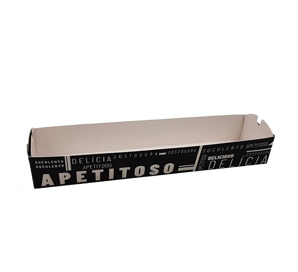 Caixa Embalagem Para Espetinho Churrasco - Black (5250) - 100 Un