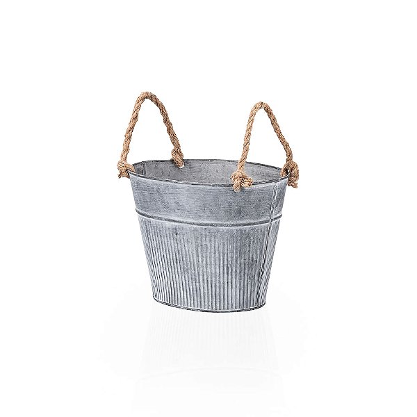 Balde Metal Oval Farm - P 20x15x16,5