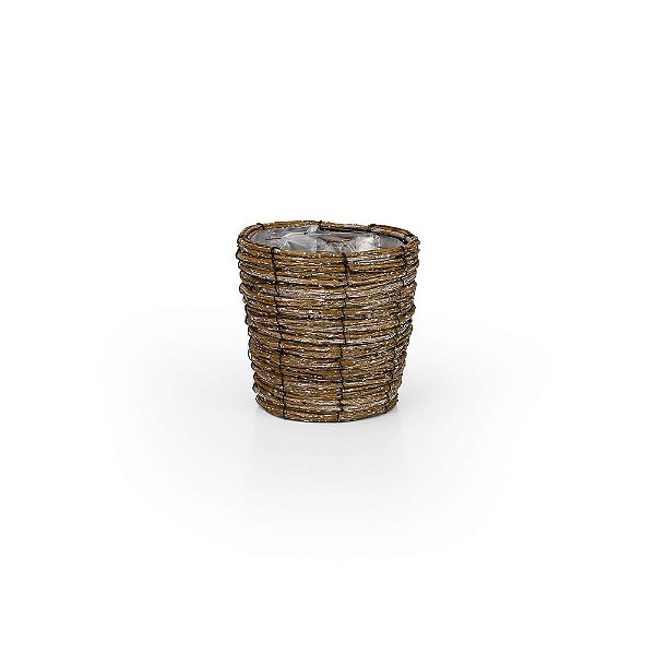 Cachepot Ninho Redondo Alto - P 17x17x17