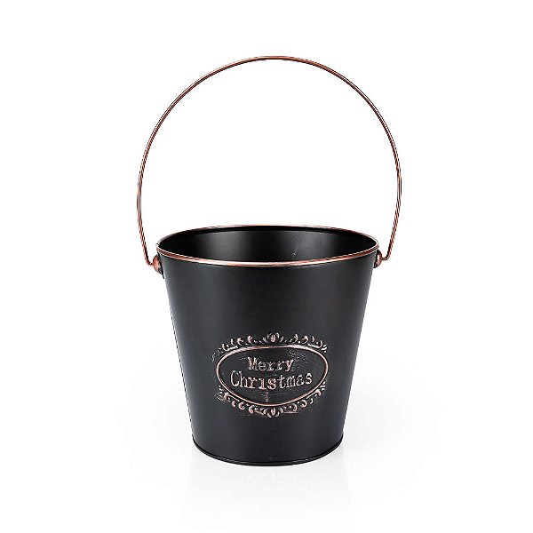 Cachepot Redondo Metal Liverpool - G 19x19x19