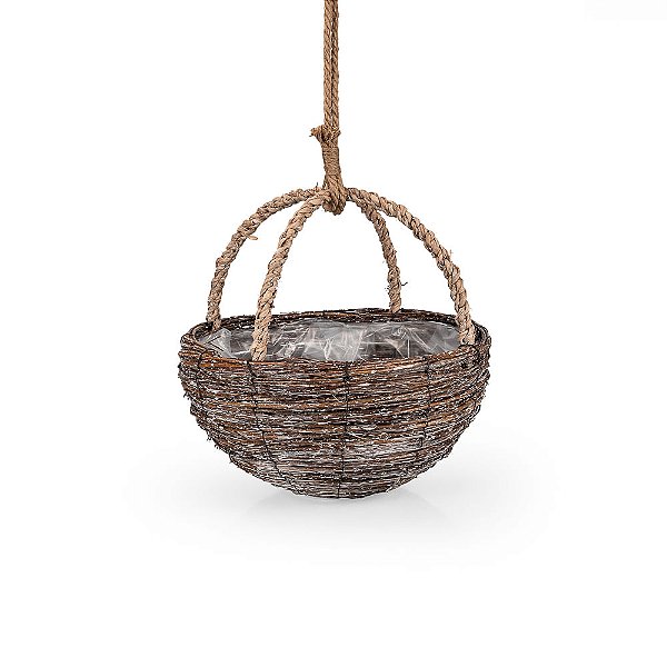Cesto Suspenso Redondo Ninho - P 40x40x42