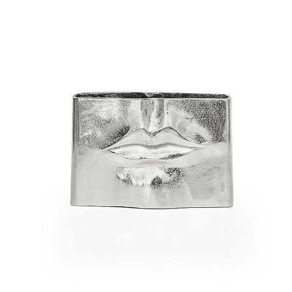 Vaso Metal KISS Silver - M 30,5X10X20