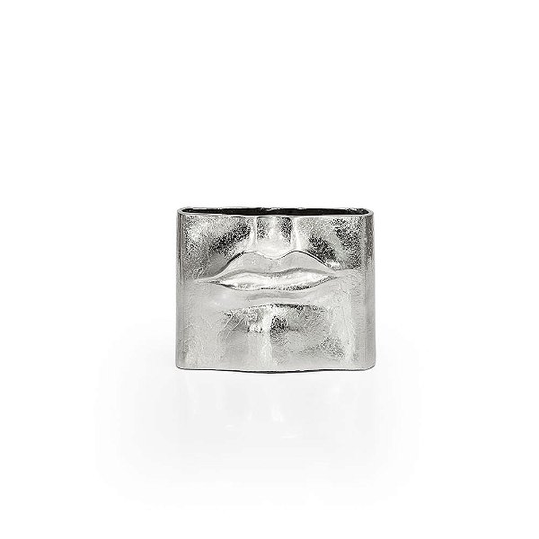 Vaso Metal KISS Silver - P 20X8X16
