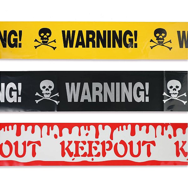 Faixa Decorativa Cena do Crime Sortido - 1 Un