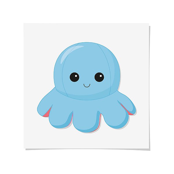 Lettering Transf para Balao Pop It (Fidget Toys) Polvo Azul