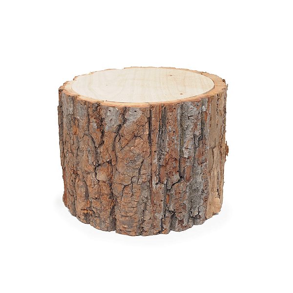Tronco Decorativo Marrom 15cm