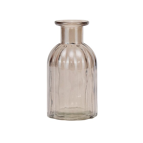 Vaso de Vidro Liso Borda Larga Ion Cinza 300Ml