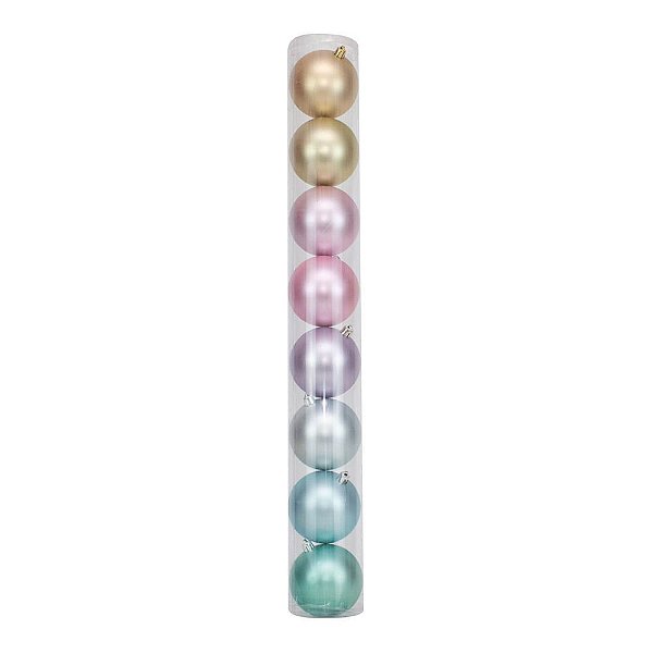 Bola Rainbow Mate 8cm - 8 Un