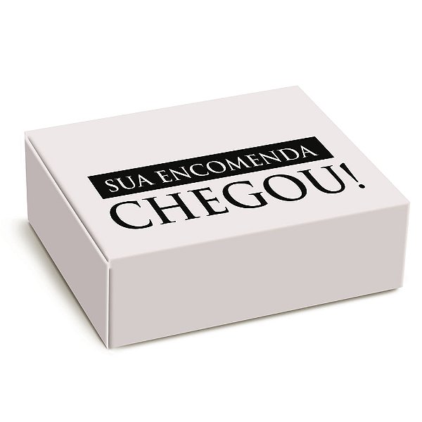 Caixa Para Entrega Sua Encomenda Chegou Rosa Velho 31x20,5x11,5cm - 1 Un
