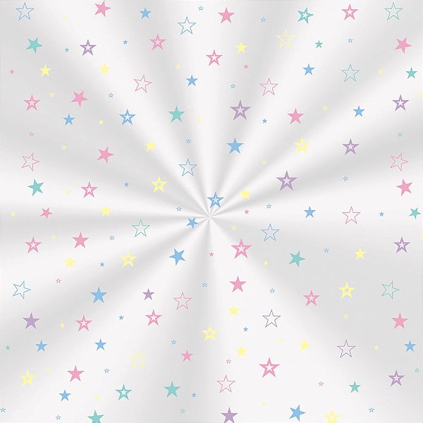 Folha Transparente Fantasia Candy Colorido 85X100 - 50 Un