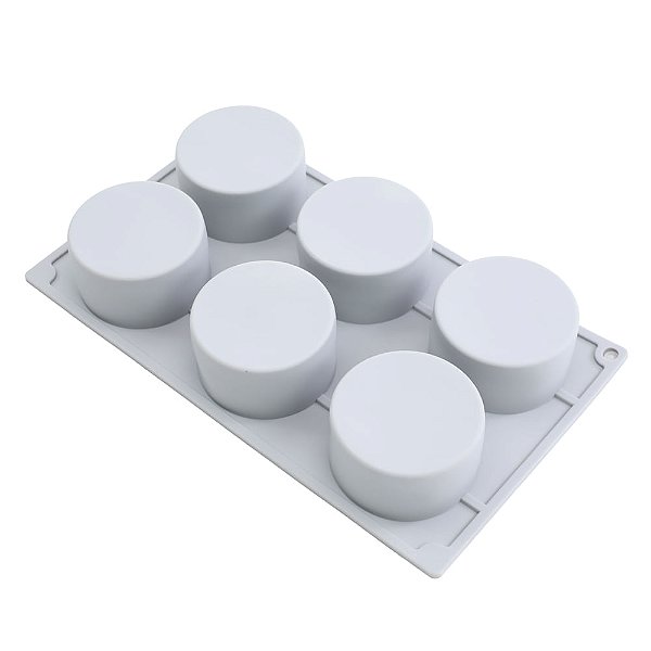 Forma de Silicone 29,5X17X2,7cm - Monoporção Cilind - Cromus Allonsy