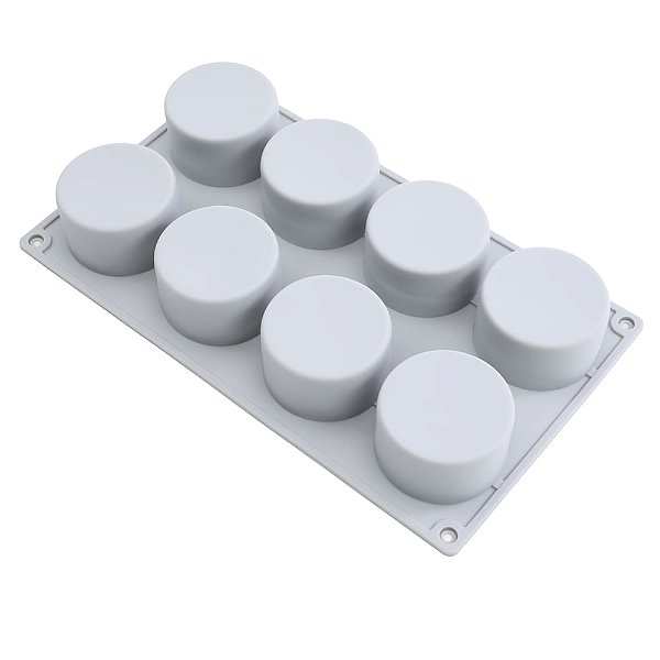 Forma de Silicone 27,9X16,3X3,8cm - Monoporção Redondo - Cromus Allonsy