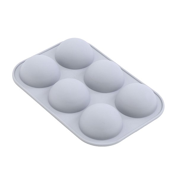 Forma de Silicone 19,5X13,3X3cm - Meia Esfera - Cromus Allonsy