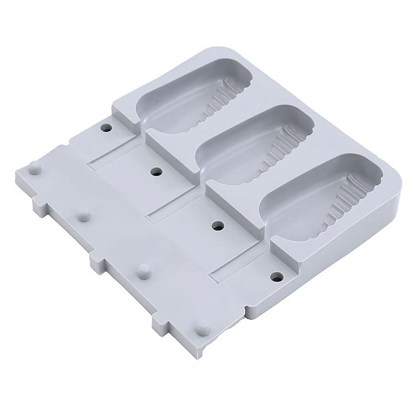 Forma de Silicone 19X19,5X2,6cm Picole Cakesicle 3 Cavidades - Cromus Allonsy