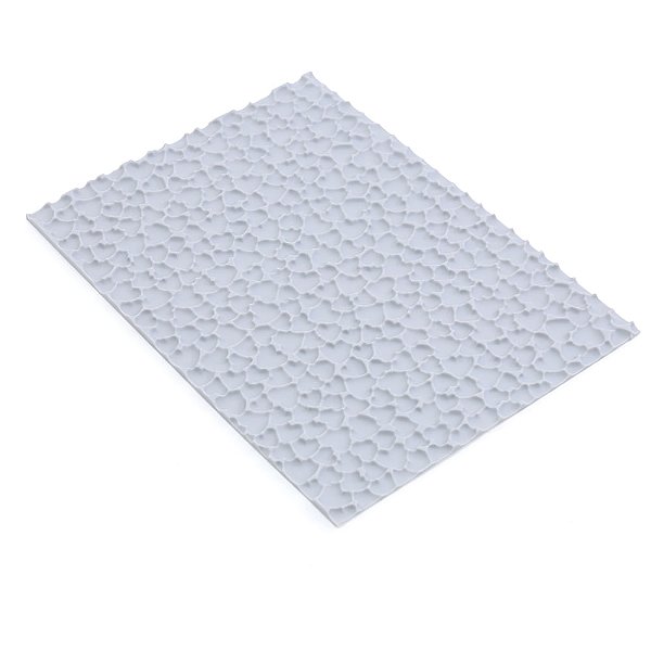Tapete de Silicone Textura para Buche Coracão 24,8X18X0,3cm - Cromus Allonsy