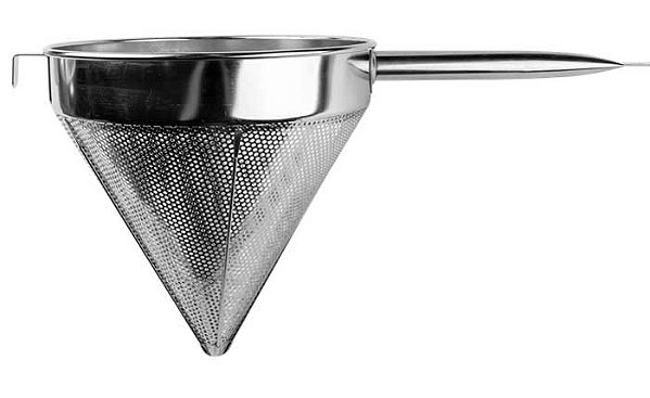 Peneira Cônica Grossa Aço Inox 48X20X24cm - Cromus Allonsy