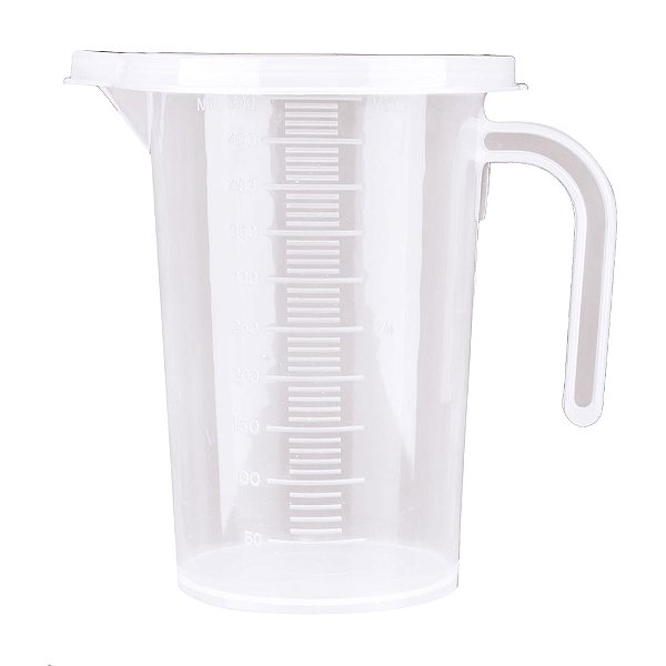 Copo Medidor Com Tampa 500ml - Plástico - Cromus Allonsy